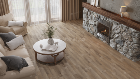 Кварцвиниловая плитка (Елочка) Alpine Floor Легкий паркет (Light Parquet) Дуб Синистра ЕСО 13-17